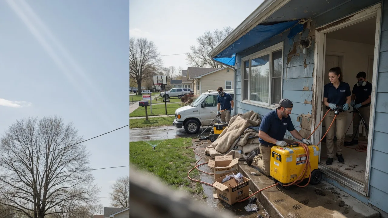 Basement Flood Cleanup in Mount Auburn, IA near me